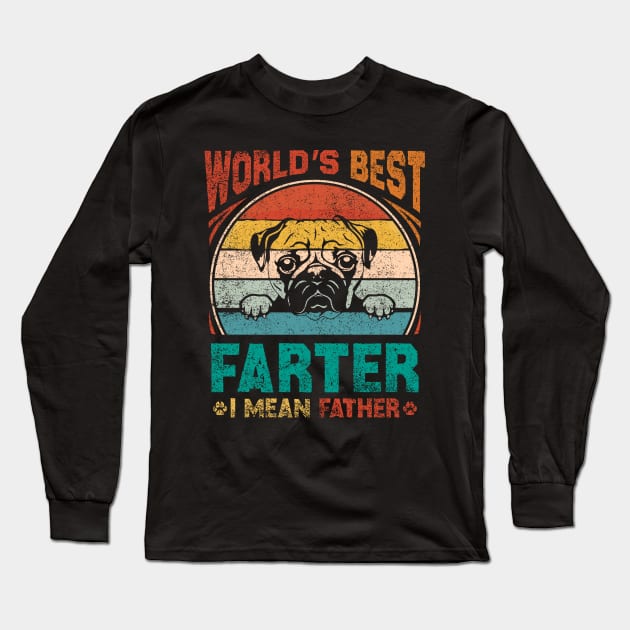 World Best Farter I Mean Father Long Sleeve T-Shirt by VisionDesigner